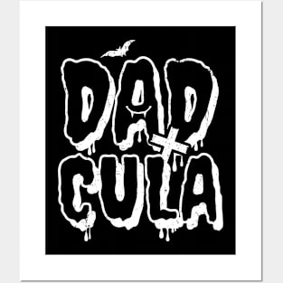 Dadcula Halloween Costume Dad Men Posters and Art